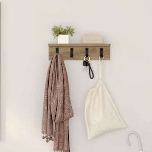 Nástěnný věšák na kabáty Artisanový dub 40 x 10,5 x 10,5 cm - obrázek 1