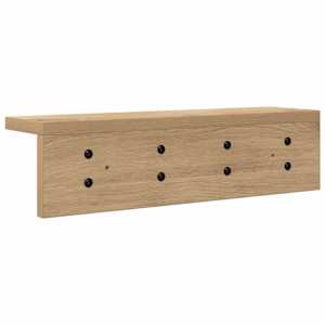 Nástěnný věšák na kabáty Artisanový dub 40 x 10,5 x 10,5 cm - obrázek 7