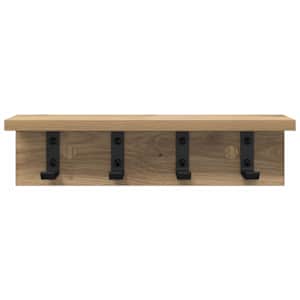 Nástěnný věšák na kabáty Artisanový dub 40 x 10,5 x 10,5 cm - obrázek 5