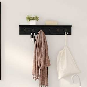 Nadwyčajna obešalnik za plašče s shranjevanjem Črna Orehovina