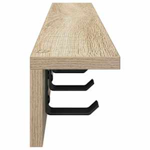Nástěnný věšák na kabáty Sonoma dub 60 x 10,5 x 10,5 cm - obrázek 6