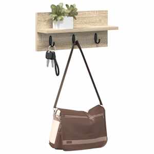 Nástěnný věšák na kabáty Nástěnný Sonoma dub 40 x 10,5 x 18 cm - obrázek 3
