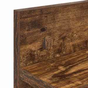 Nástěnný věšák na kabáty Nástěnný Kouřový dub 40 x 10,5 x 18 cm - obrázek 8