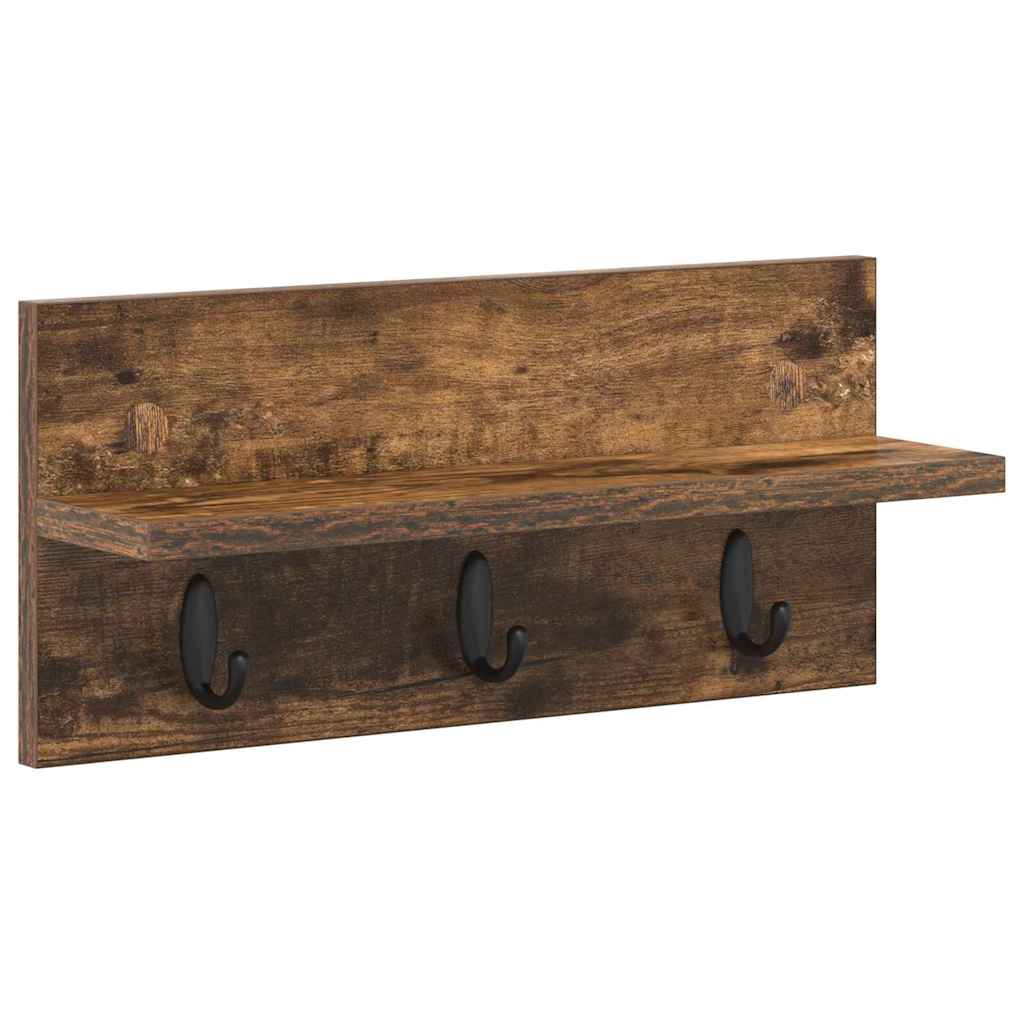 Seinälle asennettava takkihylly Savutammi 40 x 10.5 x 18 cm
