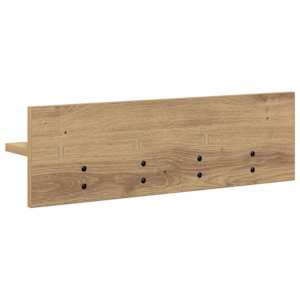 Nástěnný věšák na kabáty Artisanový dub 60 x 10,5 x 18 cm - obrázek 7