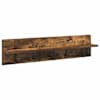 vidaXL Seinale kinnitatav riidepuu Suitsetatud tamm 80 x 10,5 x 18 cm
