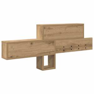 Nástěnný věšák na kabáty Artisanový dub 100 x 12 x 43,5 cm - obrázek 7