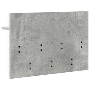 Nástěnný věšák na kabáty s policí Betonově šedá 60 x 40 x 12 cm - obrázek 7