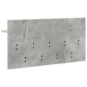Nástěnný věšák na kabáty s policí Betonově šedá 80 x 40 x 12 cm - obrázek 7