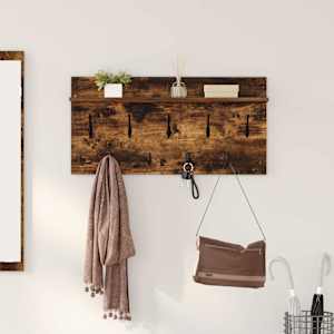 Nadwyčajna obešalnik za plašče Dimljeni oreh 80 x 40 x 12 cm