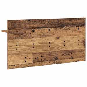 Nástěnný věšák na kabáty s policí Staré dřevo 80 x 40 x 12 cm - obrázek 7