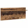 vidaXL Seinale kinnitatav riidepuu Vana puit 100 x 40 x 12 cm