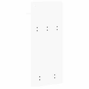 Nástěnný věšák na kabáty Bílá 40 x 10 x 90 cm Kompozitní dřevo - obrázek 7