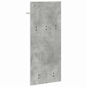 Nástěnný věšák na kabáty s policí Betonově šedá 40 x 10 x 90 cm - obrázek 7