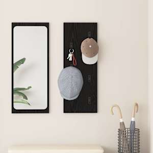 Nadwyčajna obešalnik za plašče Črna Orehovina 30 x 1,5 x 80 cm