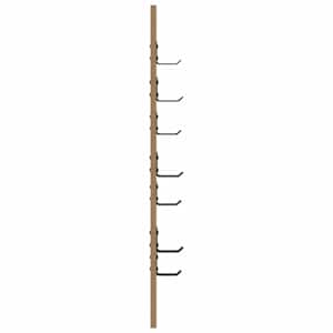 Nástěnný věšák na kabáty Artisanový dub 30 x 1,5 x 80 cm - obrázek 6