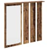 vidaXL Seinale kinnitatav riidepuu Vana puit 84 x 10 x 80 cm