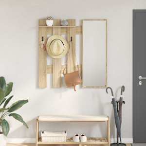 Nadwyčajna obešalnik za plašče Sonoma hrast 100 x 10 x 100 cm