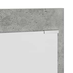 Nástěnný věšák na kabáty s policí Betonově šedá 90 x 10 x 50 cm - obrázek 8