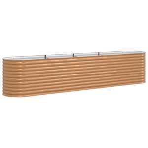 vidaXL K&otilde;rge peenar Pruun 400 x 80 x 81 cm Teras