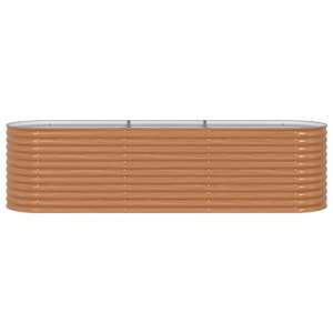 Vyvýšený záhon Hnědá 320 x 80 x 81 cm Ocel - obrázek 5