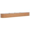 vidaXL K&otilde;rge peenar Pruun 400 x 80 x 44 cm Teras