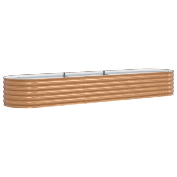 vidaXL K&otilde;rge peenar Pruun 320 x 80 x 44 cm Teras