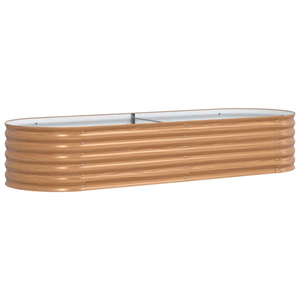 vidaXL K&otilde;rge peenar Pruun 240 x 80 x 44 cm Teras
