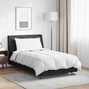 Zimska posteljnina z blazino 2 pcs Bela Perje