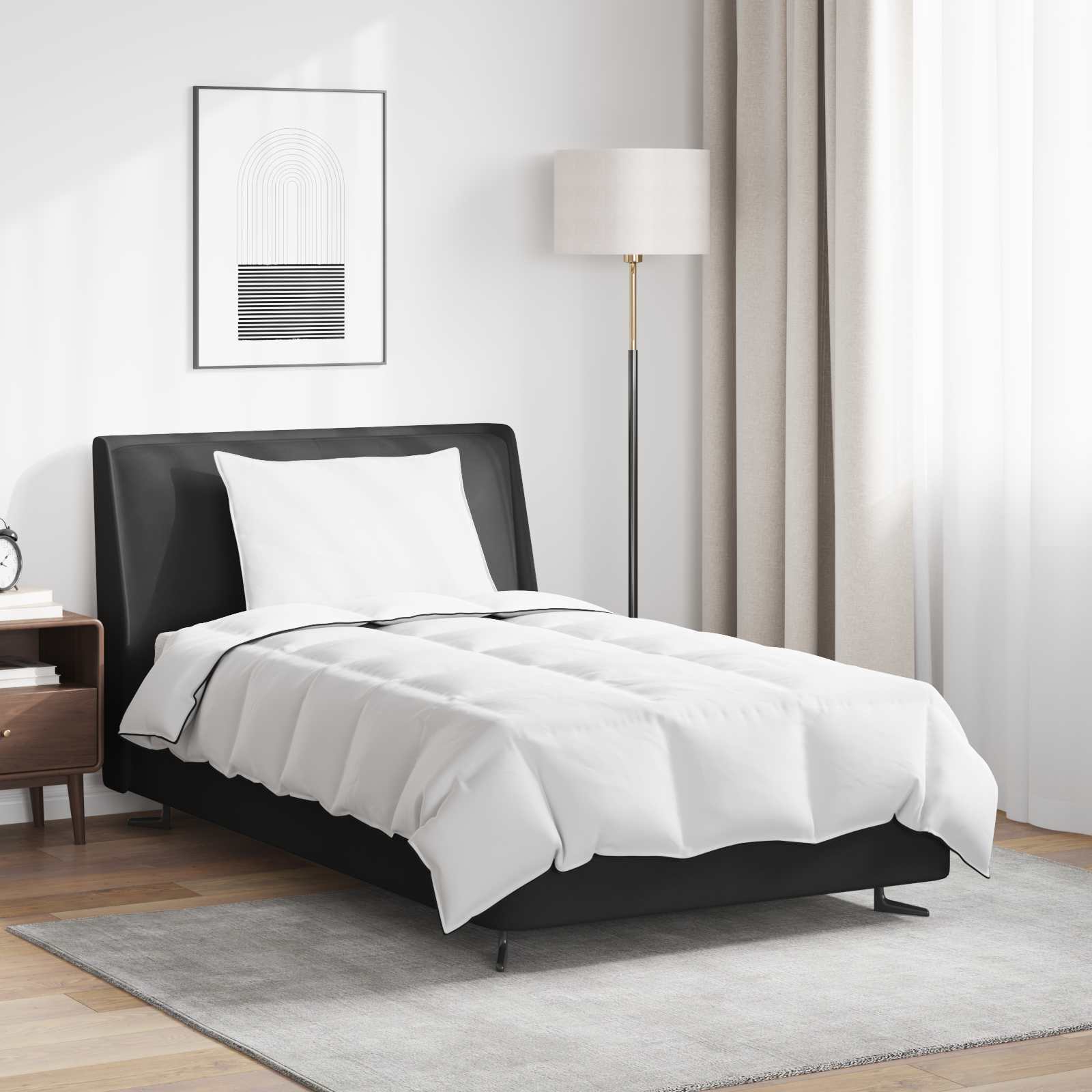 Téli takaró párnával 2 pcs Fehér Levegőpárna 