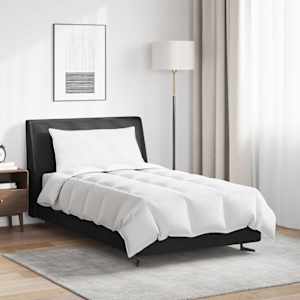 Poletna odeja z blazino 2 pcs Bela Perje