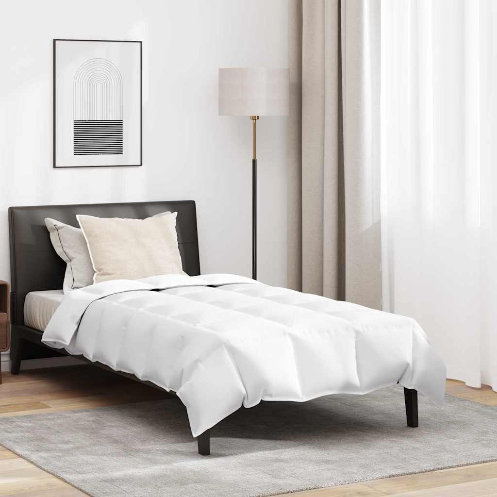 Dekbed met kussen 2 pcs Wit 135 x 220 cm Dons