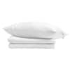vidaXL Suvised teki padjaga 2 tk Valge Down Feather