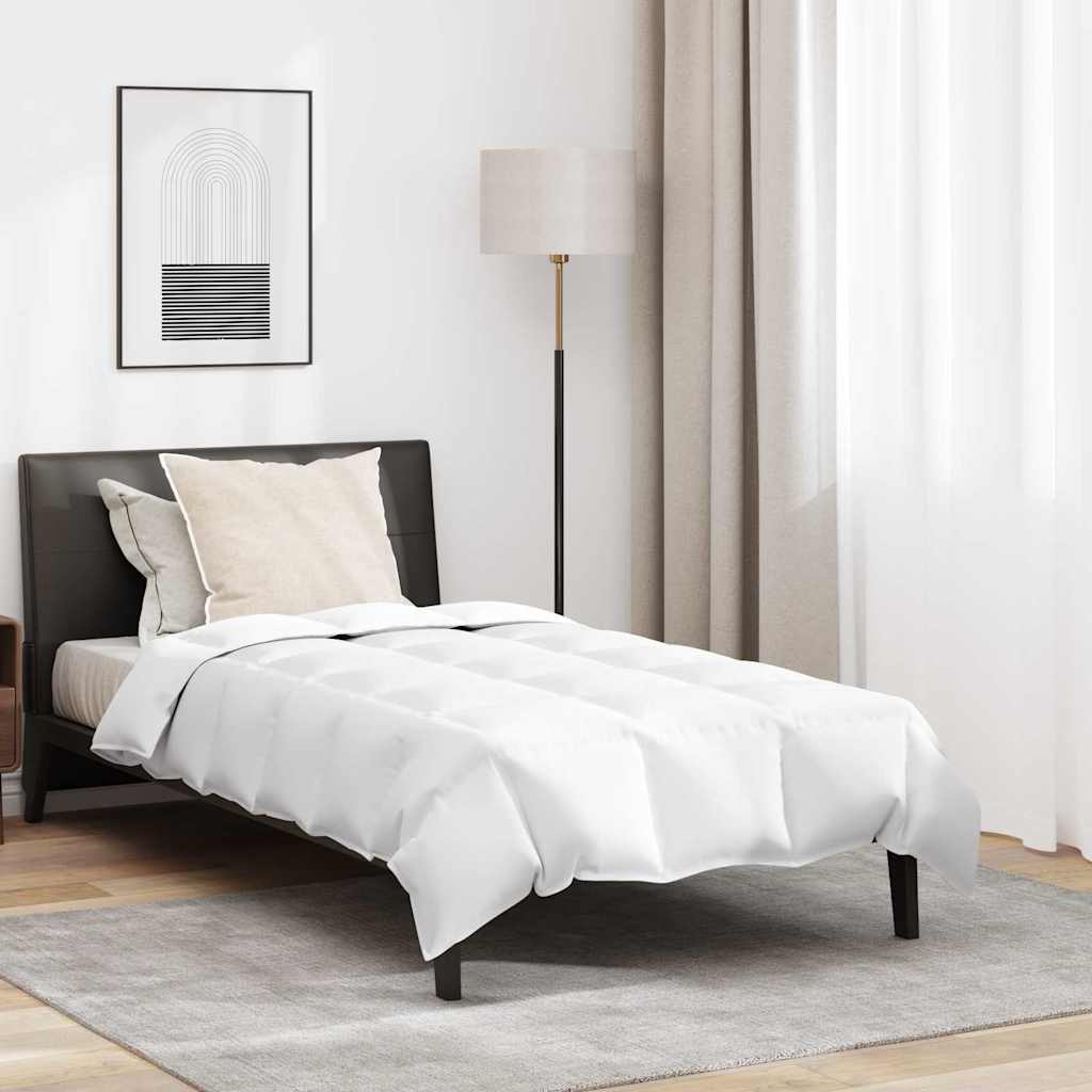 Dekbed met kussen 2 pcs Wit 155 x 220 cm Dons