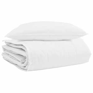 Zimní přikrývka s polštářem 2 pcs Bílá Peří - obrázek 2
