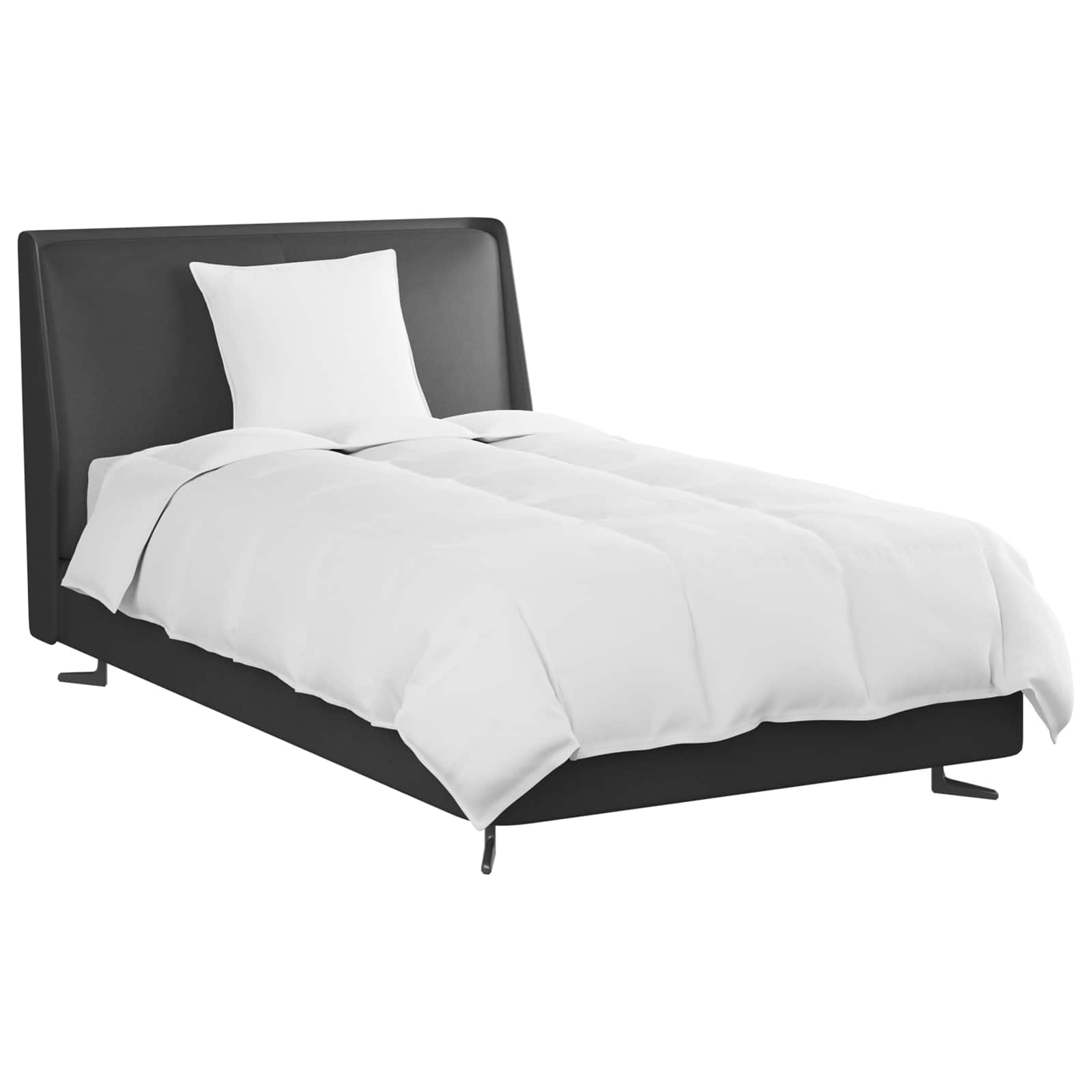 Thumbnail - vidaXL Winterbettdecke mit Kissen 2 pcs Weiß Daunenfeder