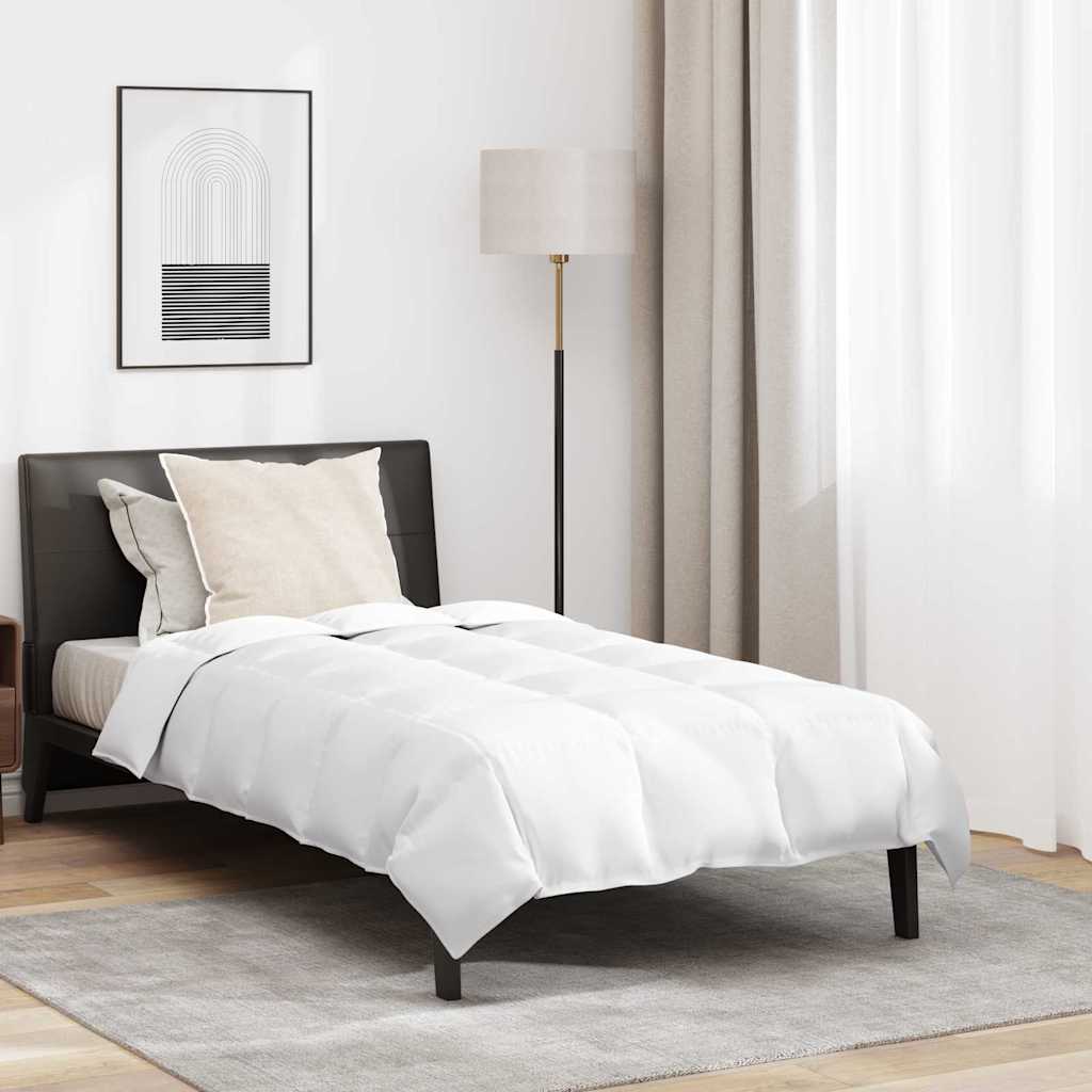 Dekbed met kussen 2 pcs Wit 155 x 220 cm Dons