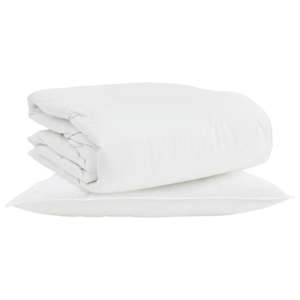 2-in-1 Duvet s polštářem 2 pcs Bílá Peří - obrázek 2