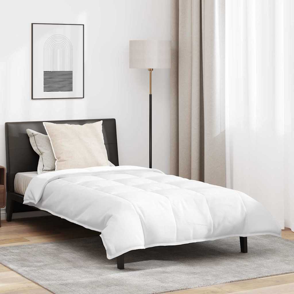 Dekbed met kussen 2 pcs Wit 140 x 200 cm Dons