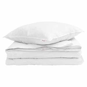 2-in-1 Duvet s polštářem 2 pcs Bílá Peří - obrázek 2