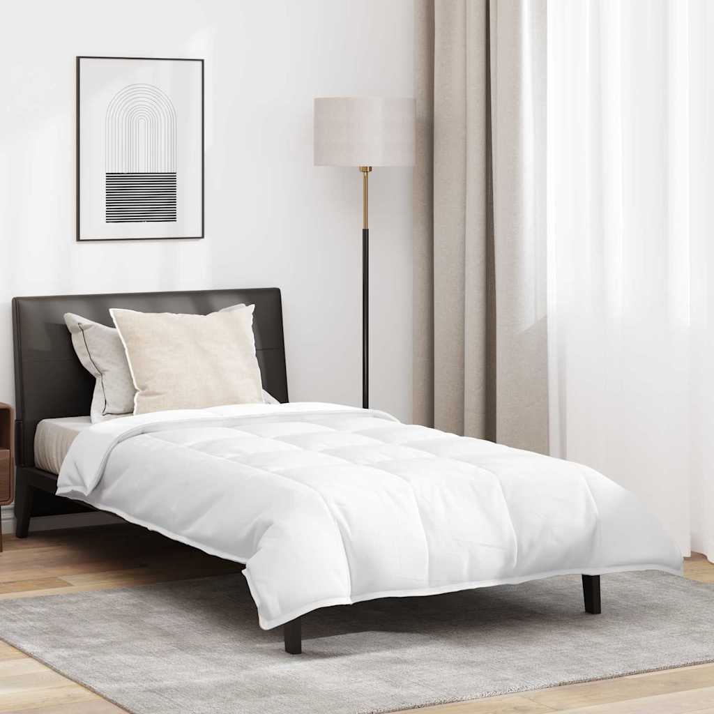 Dekbed met kussen 2 pcs Wit 135 x 220 cm Dons