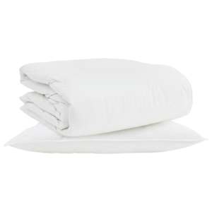 2-in-1 Duvet s polštářem 2 pcs Bílá Peří - obrázek 2