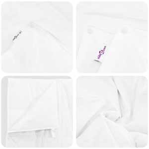 2-in-1 Duvet s polštářem 2 pcs Bílá Peří - obrázek 6