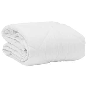 Letní přikrývka s polštářem 2 pcs Bílá Mikrovlákno - obrázek 4