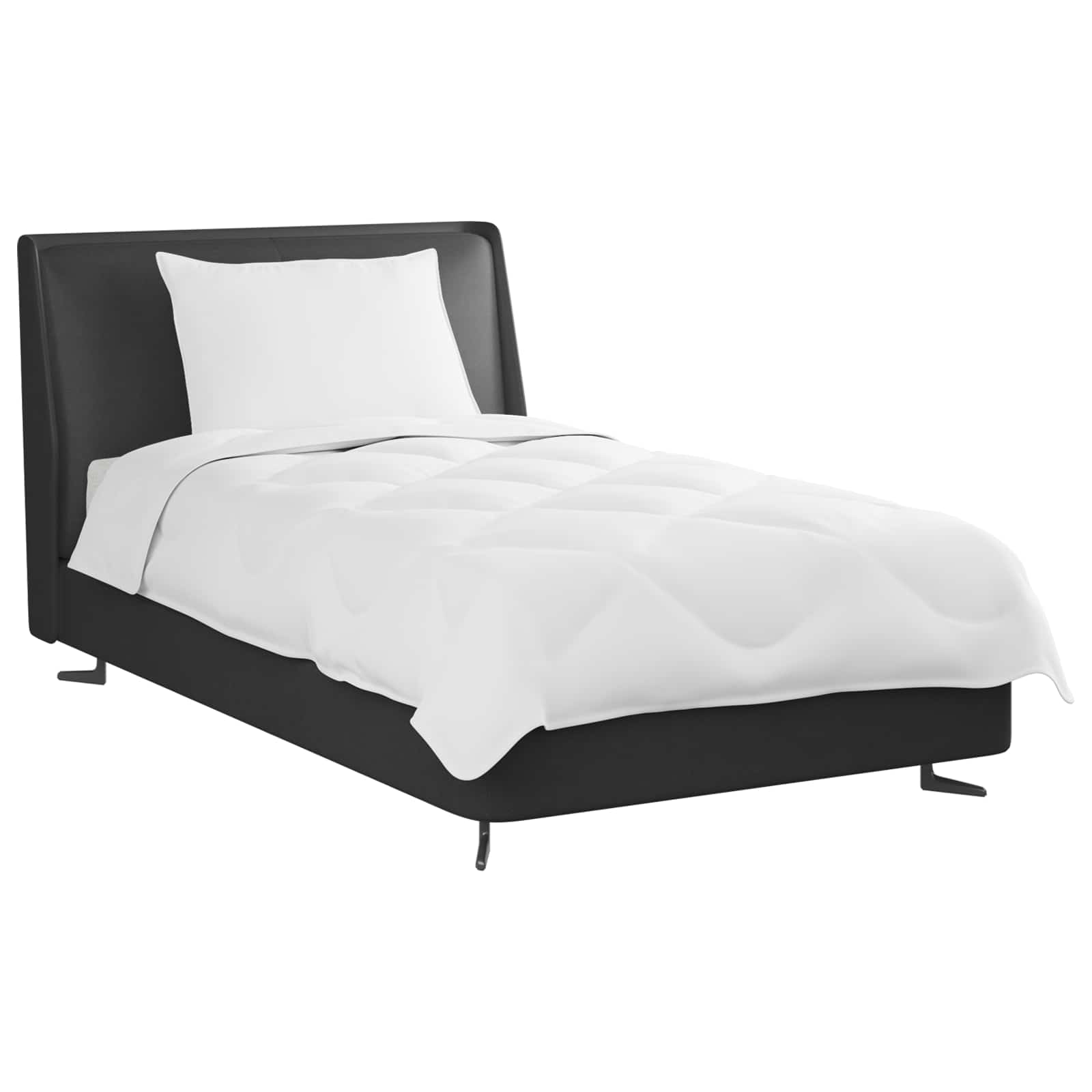 Thumbnail - vidaXL Sommerdecke mit Kissen 2 pcs Weiß Mikrofaser