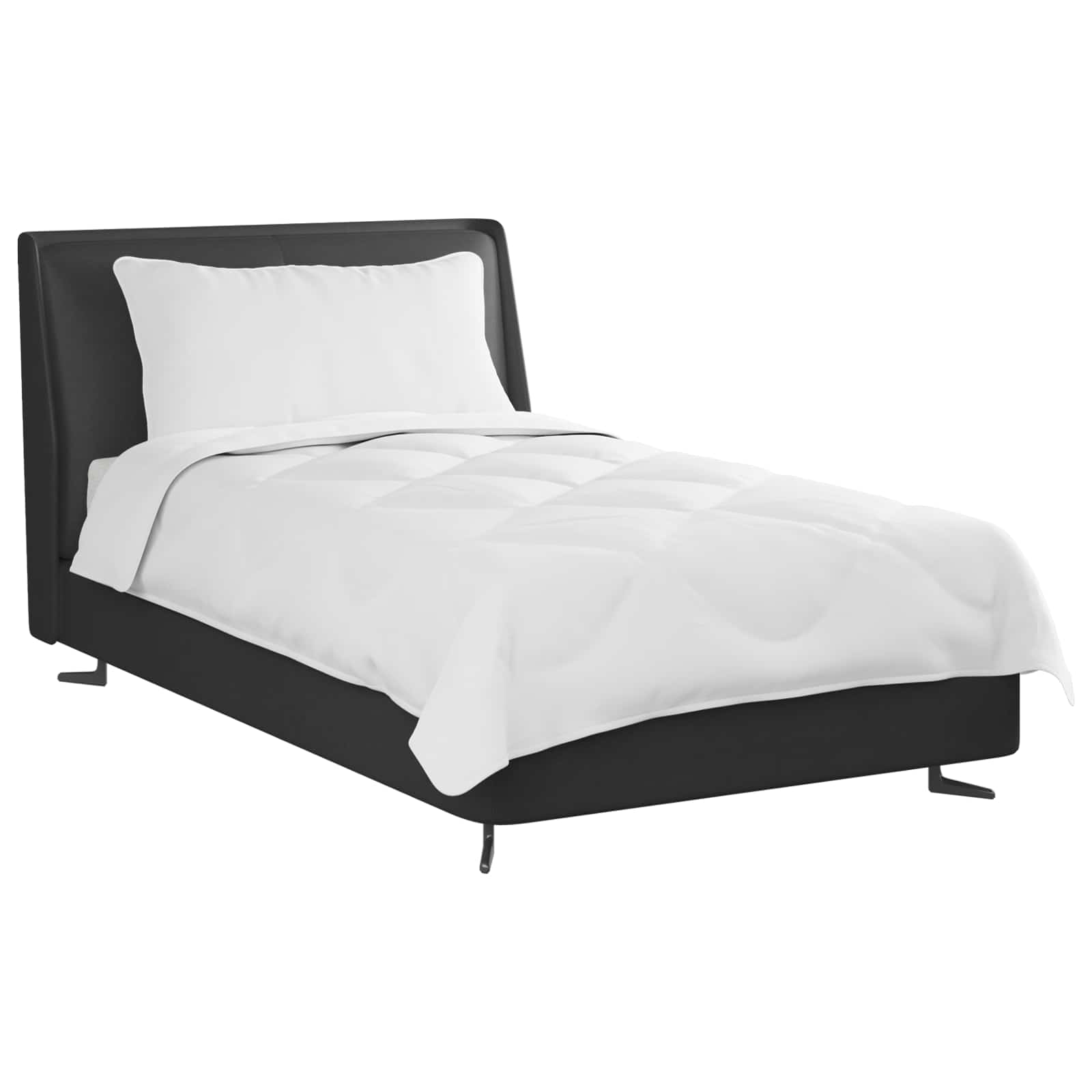 Thumbnail - vidaXL Ganzjahresbettdecke mit Kissen 2 pcs Weiß Mikrofaser