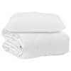 vidaXL Suletekk padjaga 2 tk Valge Mikrofiiber