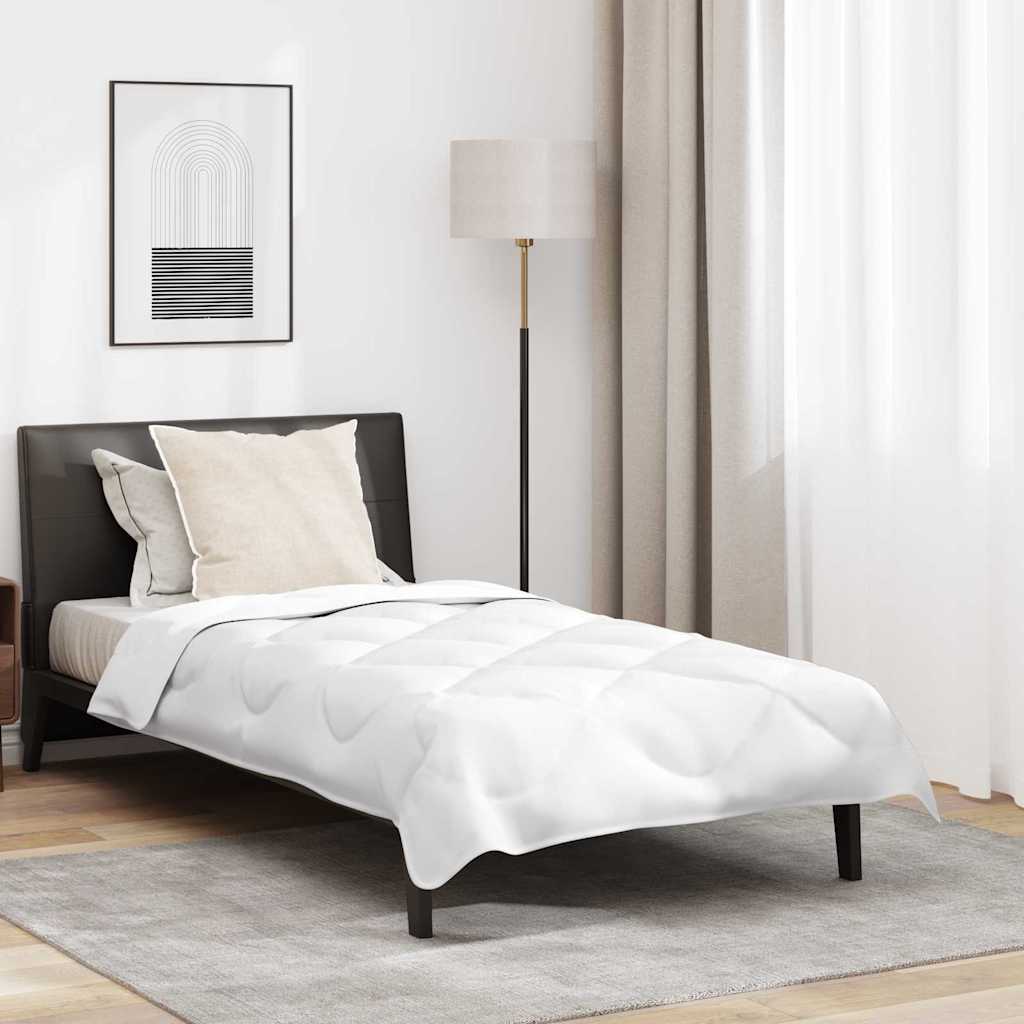 Zimný prikrývka set s vankúšom 2 pcs Biela 135 x 200 cm Mikrovlákno 3376711