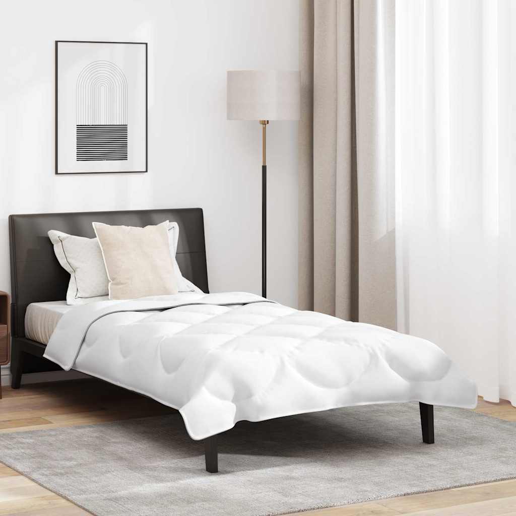 2-in-1 Dekbed met kussen 2 pcs Wit 155 x 200 cm Microfibre