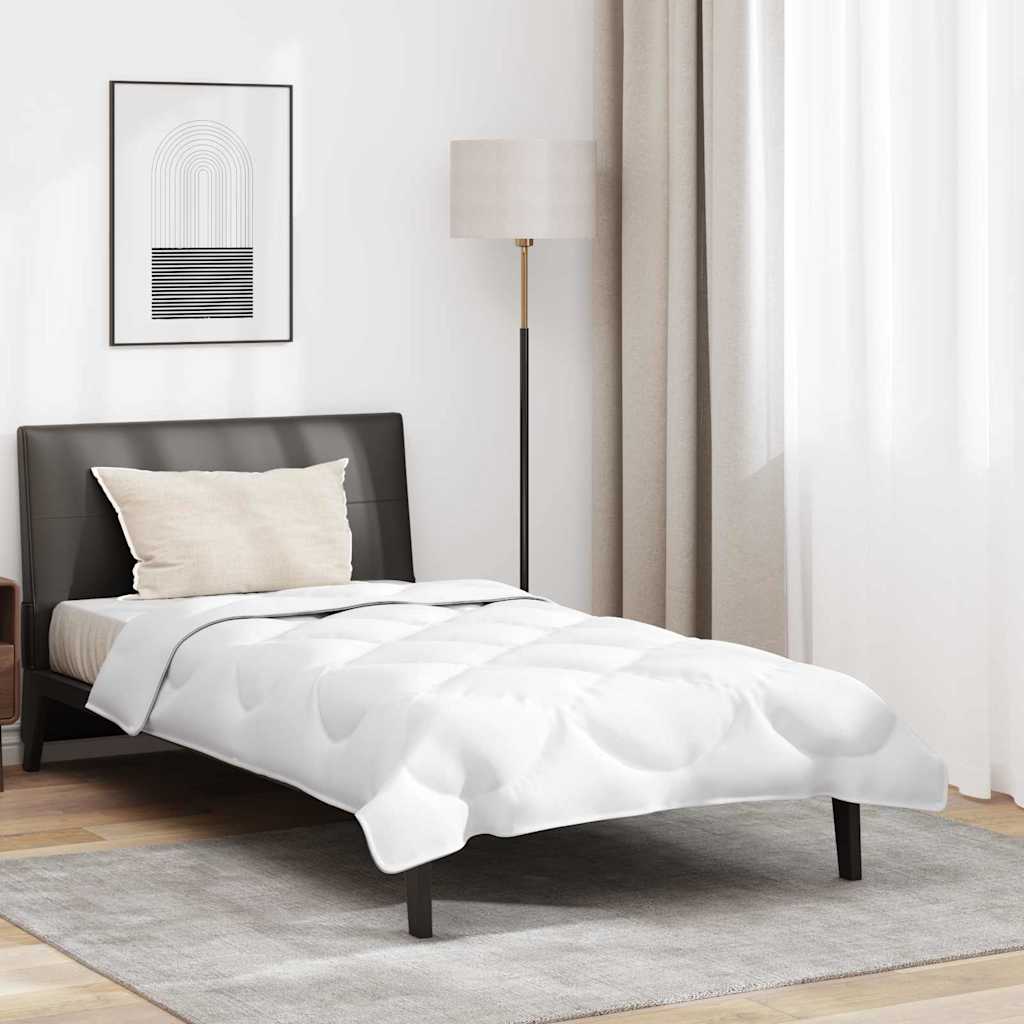 Dekbed met kussen 2 pcs Wit 135 x 200 cm Microfibre